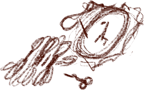 Drawing of an embroidery
